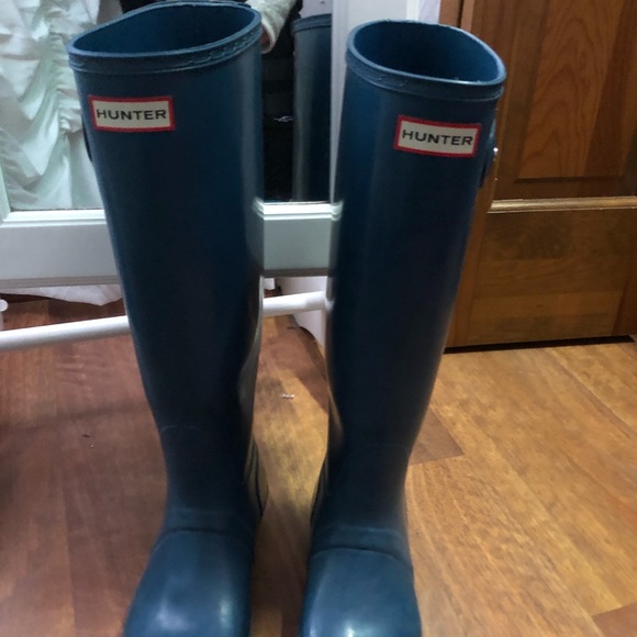 Tall Teal Hunter boots - Picture 3 of 4